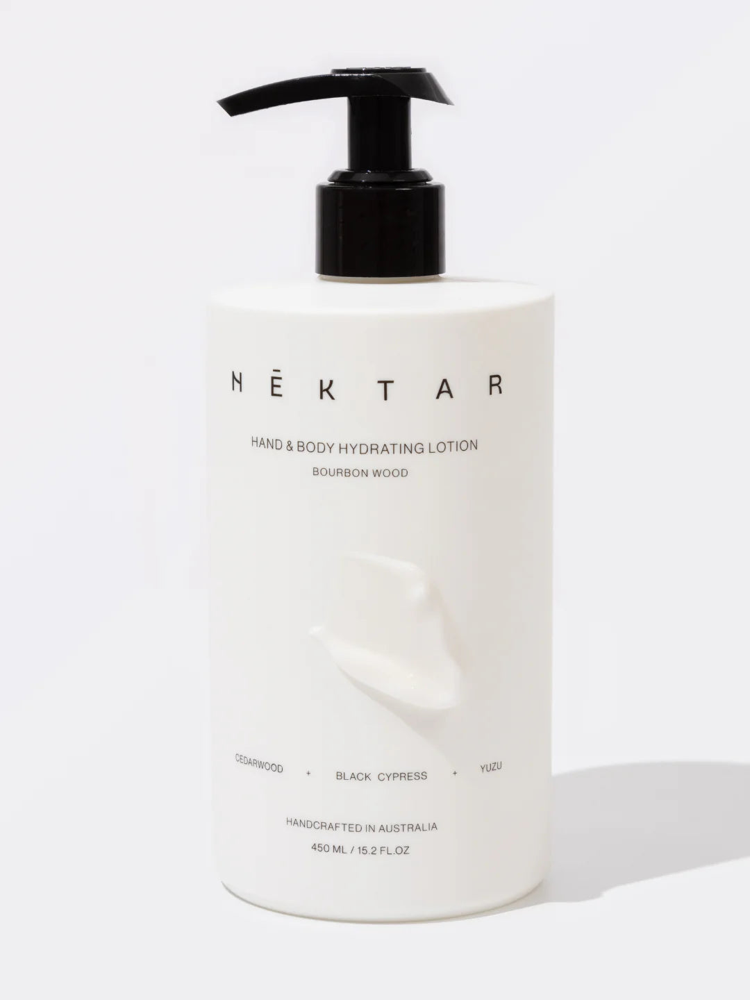 NĒKTAR HAND & BODY HYDRATING LOTION - BOURBON WOOD