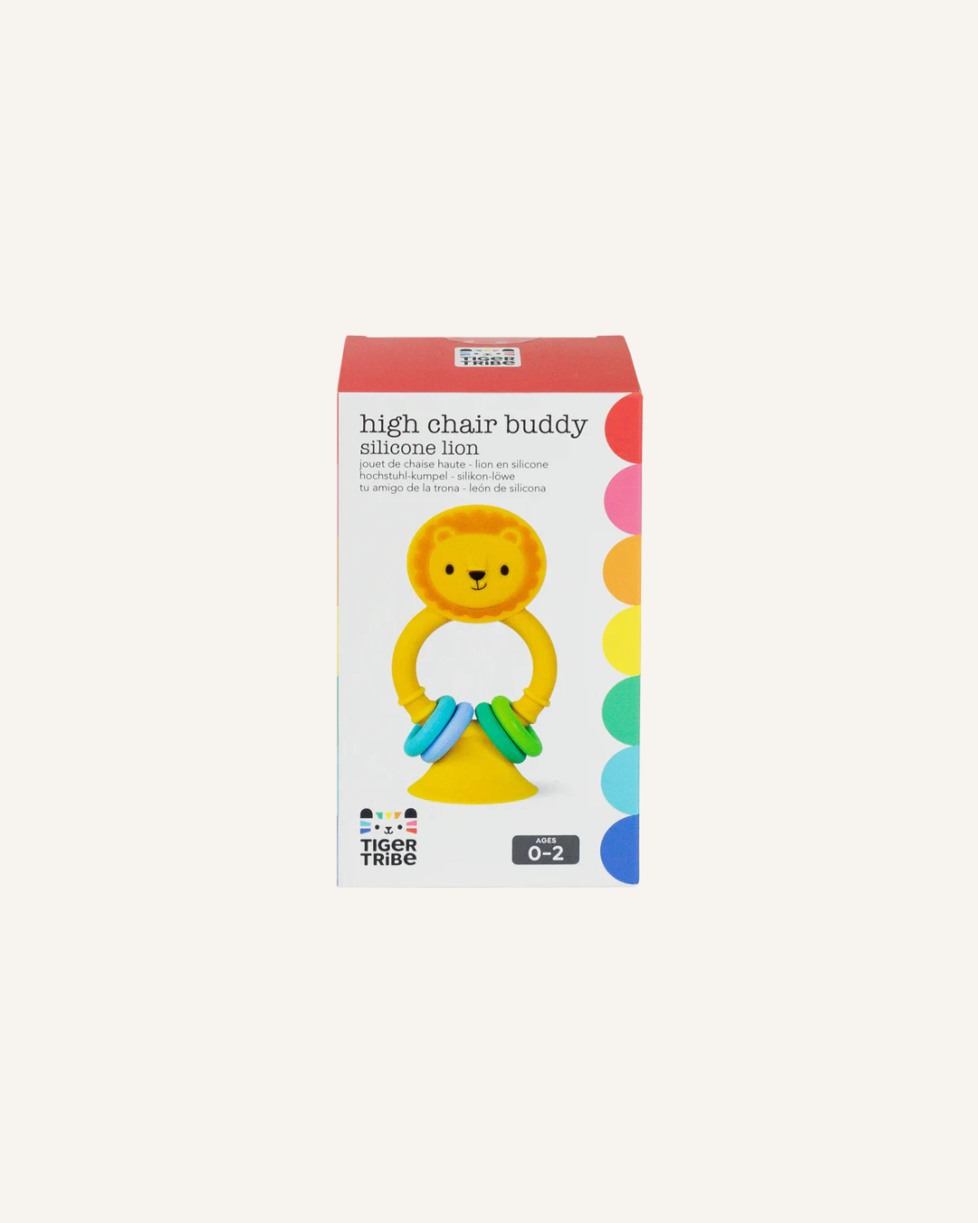 TIGERTRIBE TOY - HIGH CHAIR BUDDY - SILICONE LION