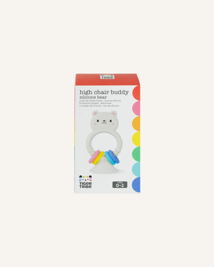 TIGERTRIBE TOY - HIGH CHAIR BUDDY - SILICONE BEAR