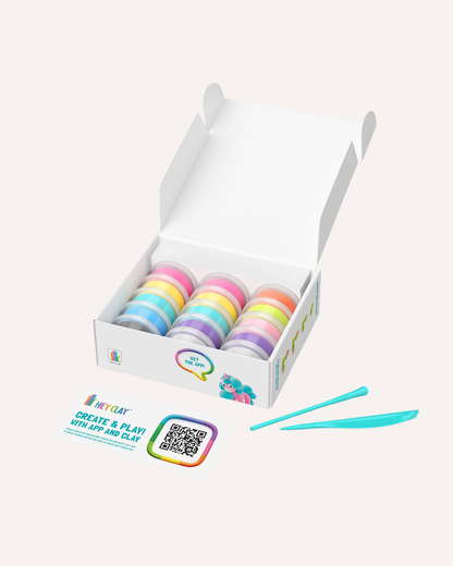 HEY CLAY - RAINBOW UNICORNS - 15 CANS