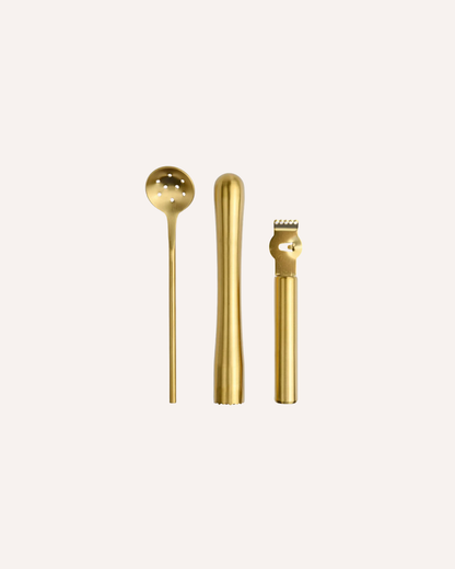 HERE'S HOW - THE BERTIE GOLD BARWARE SET