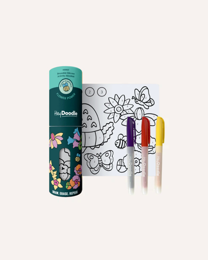 HEY DOODLE - MINIMAT - FLOWER POWER
