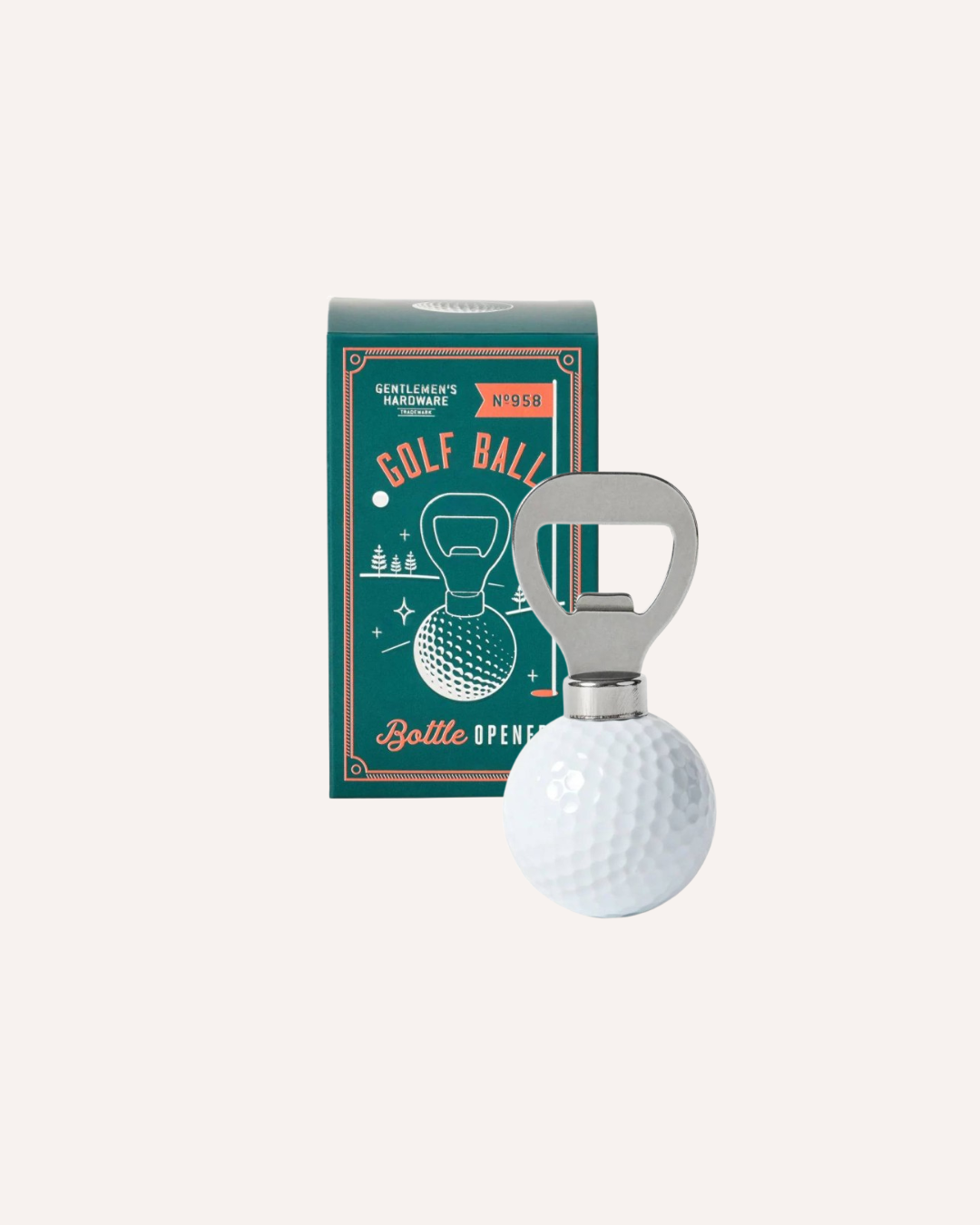 GENTLEMEN'S HARDWARE - GOLF BALL BOTTLE OPENER