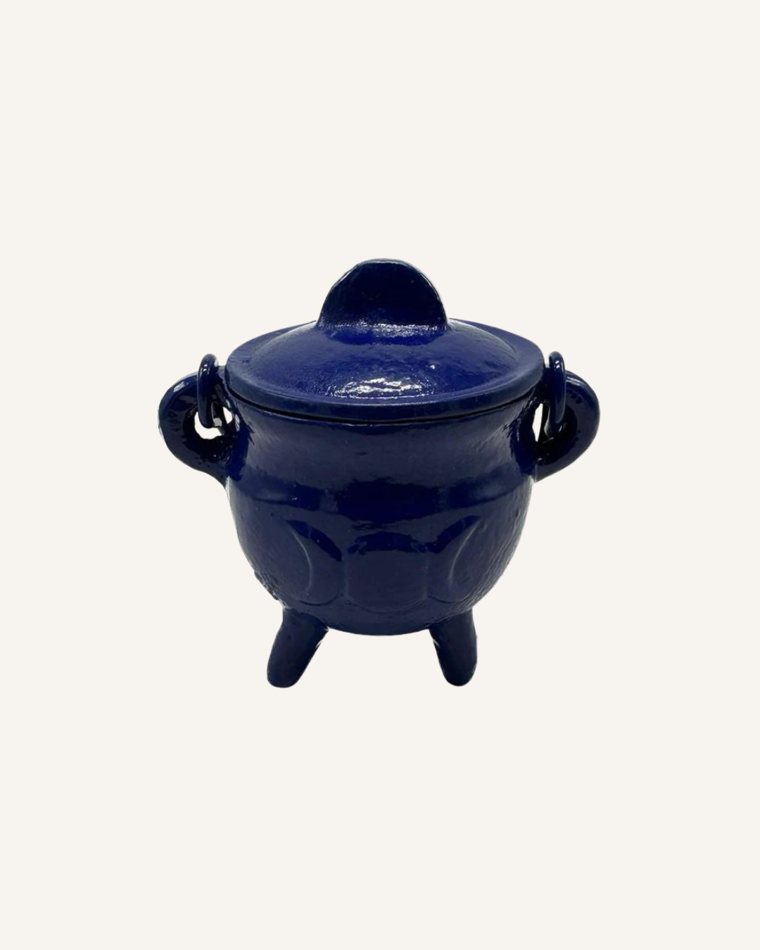 CAST IRON CAULDRON - LARGE - MIDNIGHT BLUE