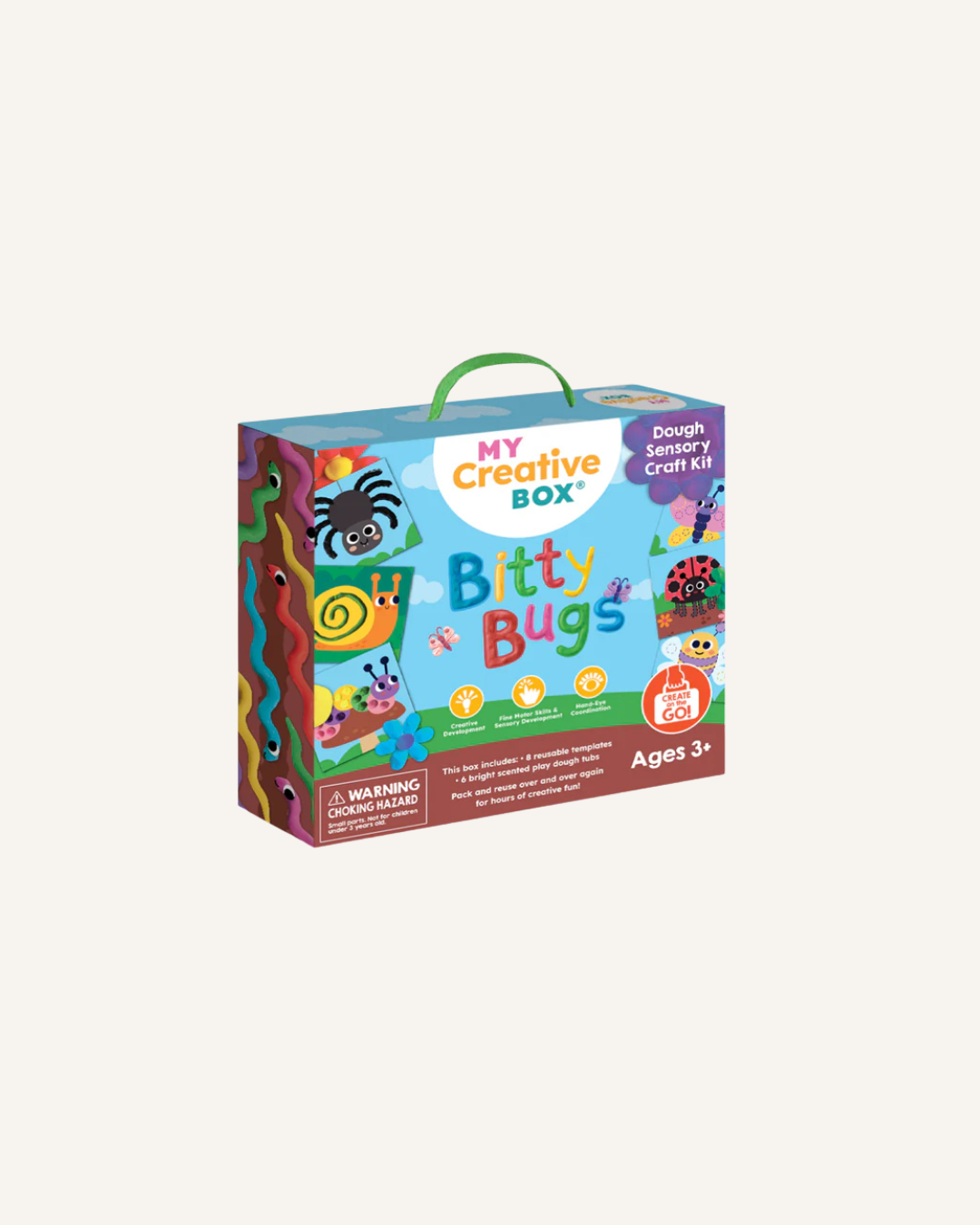 MY CREATIVE BOX - DOUGH SENSORY CRAFT KIT - BITTY BUGS