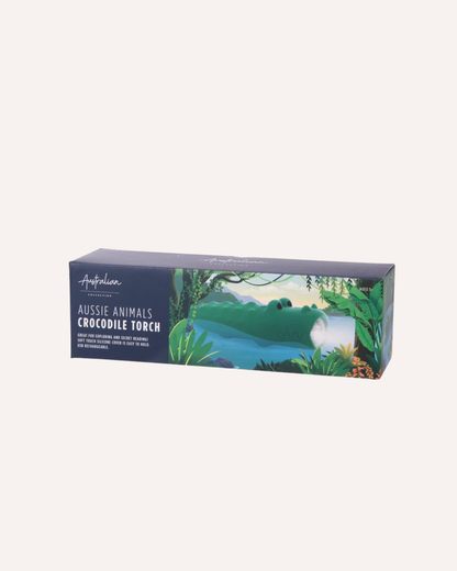 AUSSIE ANIMALS - CROCODILE RECHARGABLE TORCH