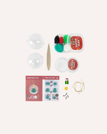 TIGERTRIBE - CLAY CRAFT - ORNAMENT KIT - SNOWMAN & TREE