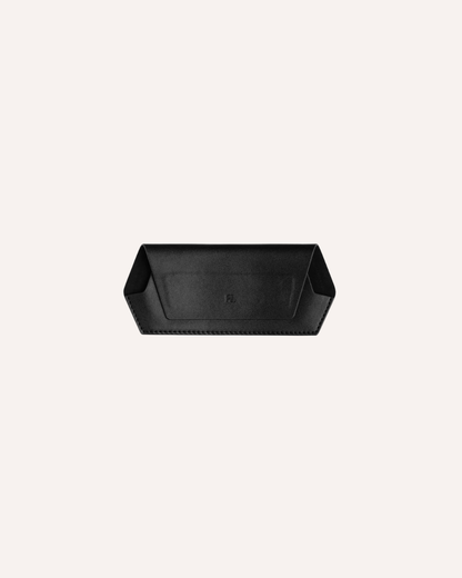 FOX AND LEO GLASSES CASE - BLACK