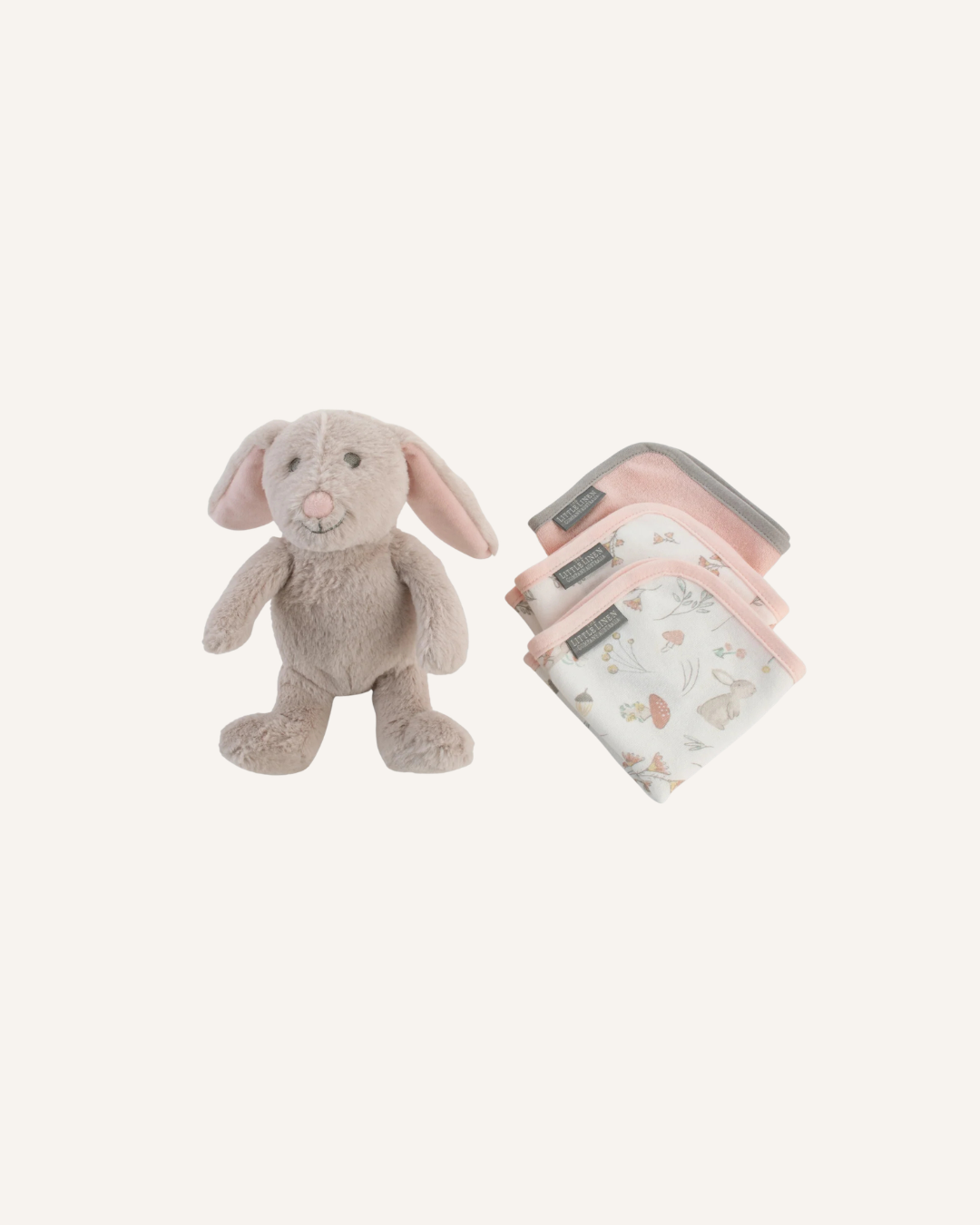 LITTLE LINEN - TOY & WASHER - BUNNY