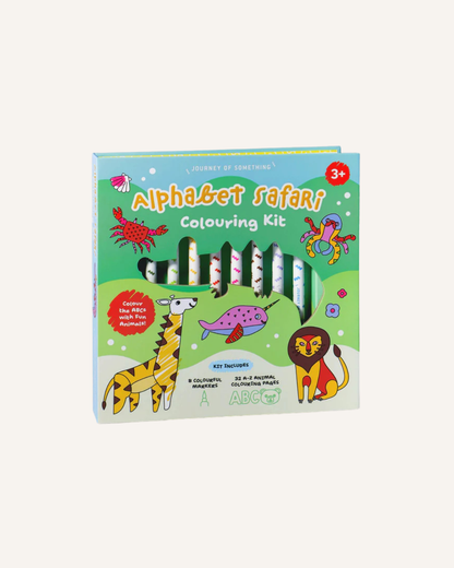 JOURNEY OF SOMETHING - COLOURING KIT - APHABET SAFARI