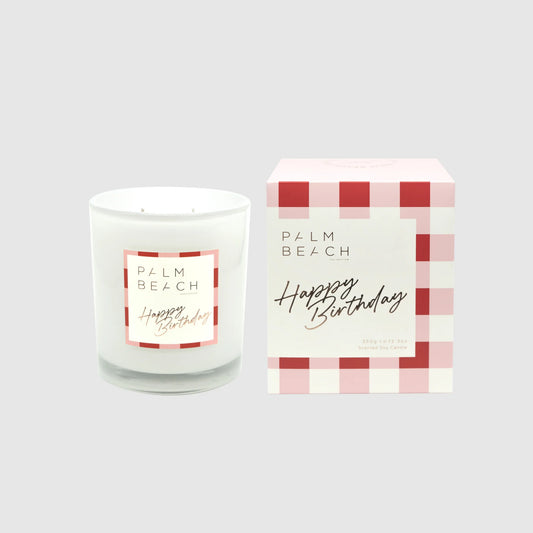 PALM BEACH HAPPY BIRTHDAY CANDLE