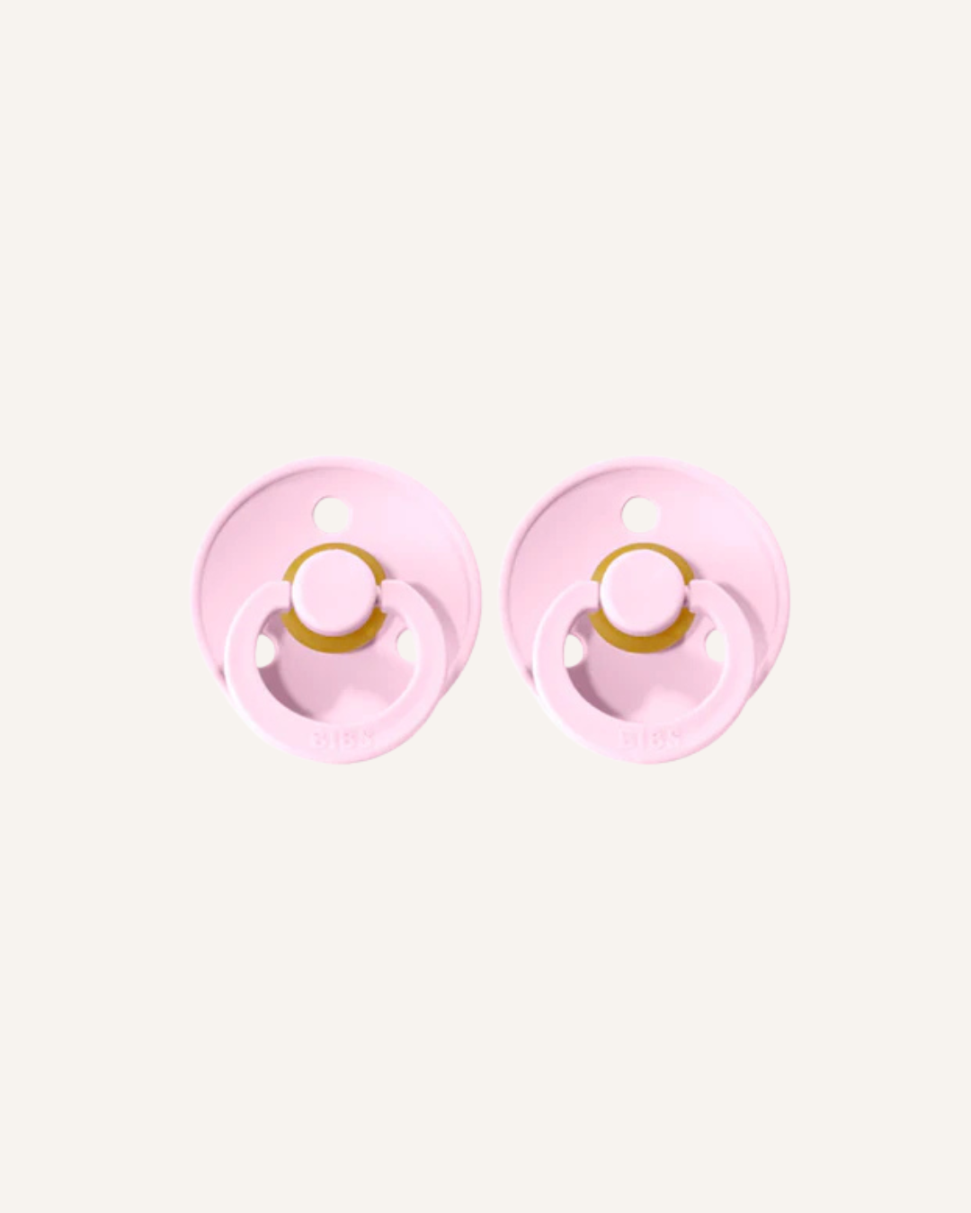 BIBS DUMMIES - SIZE 1 - BABY PINK
