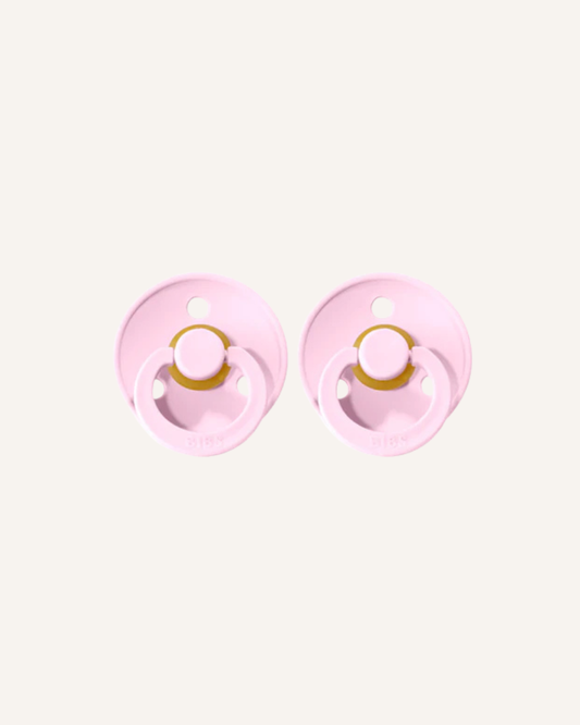 BIBS DUMMIES - SIZE 1 - BABY PINK