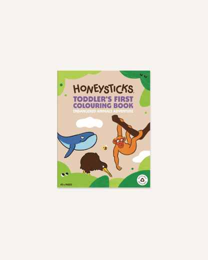 HONEYSTICKS - TODDLER'S FIRST COLOURING BOOK
