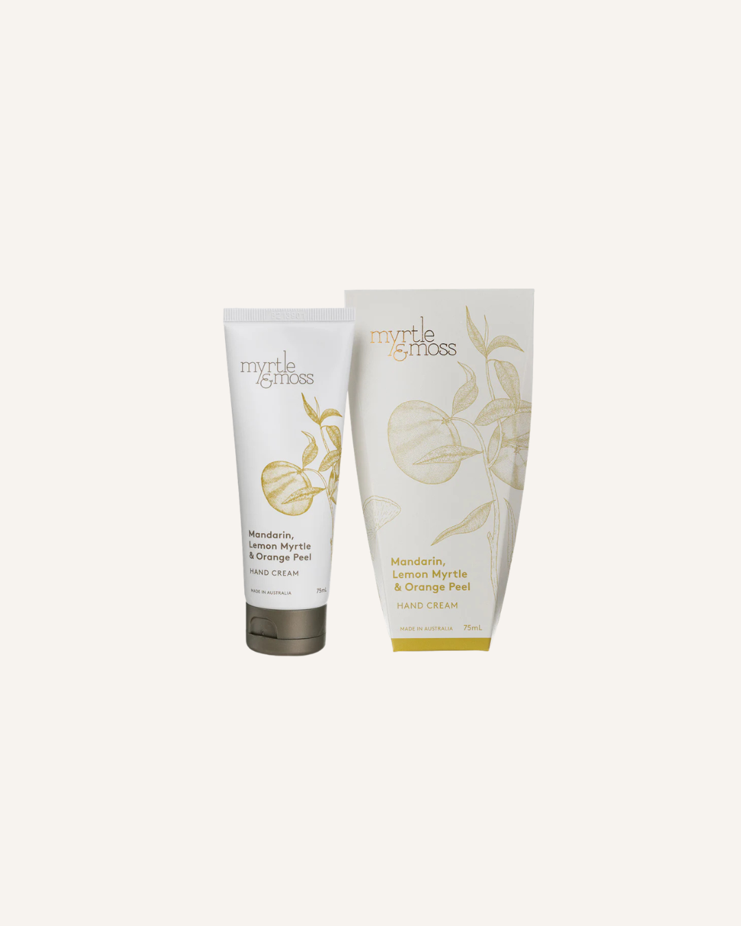 MYRTLE & MOSS - HAND CREAM 75ML - MANDARIN, LEMON MYRTLE & ORANGE PEEL