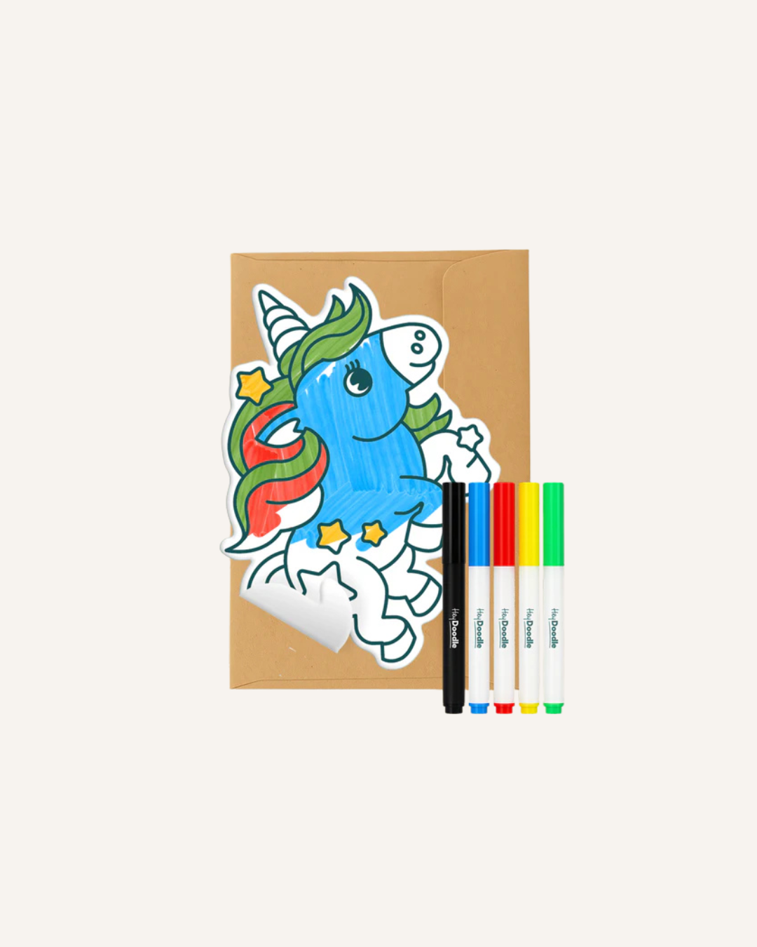 HEY DOODLE - FOREVER GREETING CARD - UKI THE UNICORN