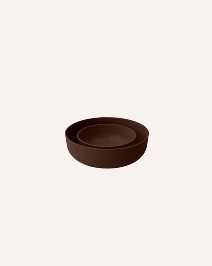 STYLEWARE - NESTING BOWL 2 PIECE SET - COCOA