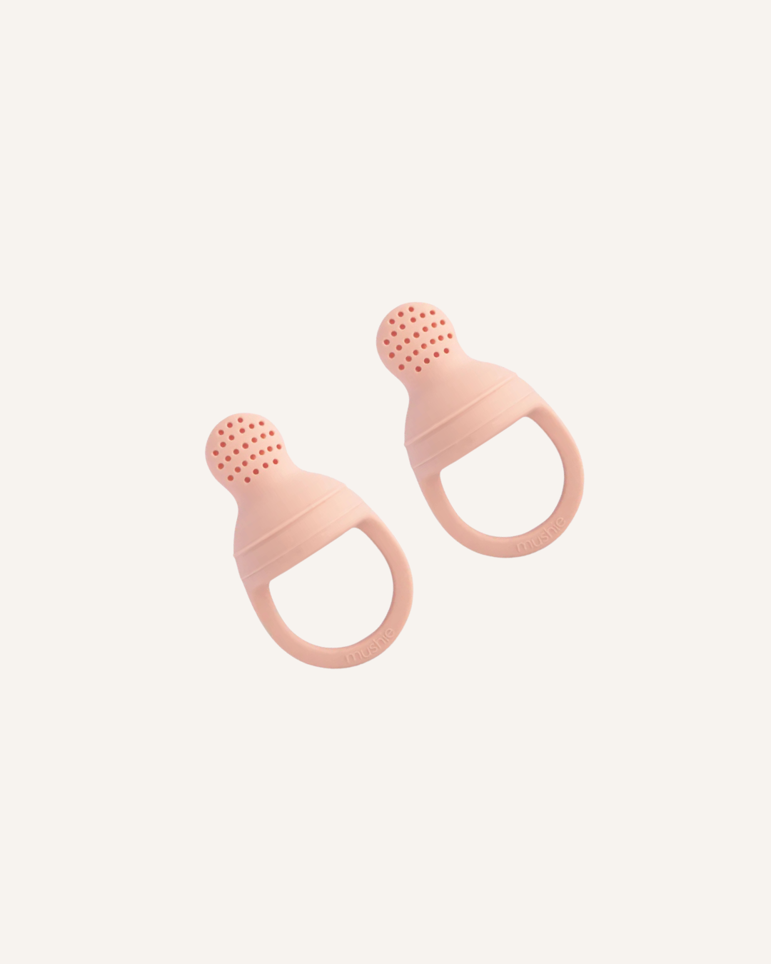 MUSHIE - SILICONE FRESH FOOD FEEDER - BLUSH