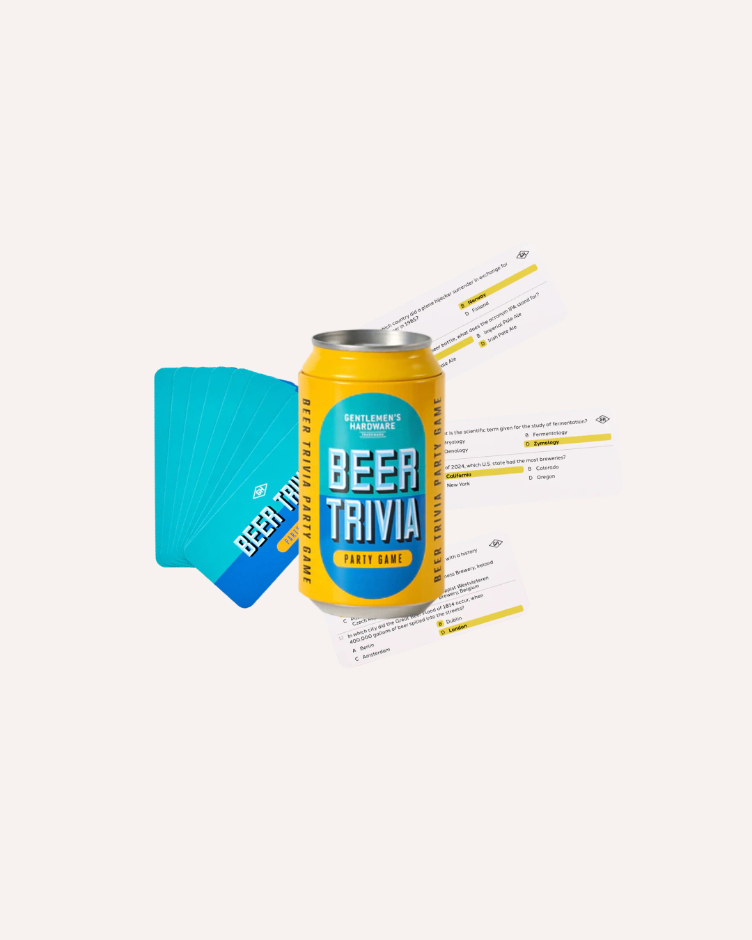 GENTLEMEN'S HARDWARE - BEER TRIVIA IN A CAN