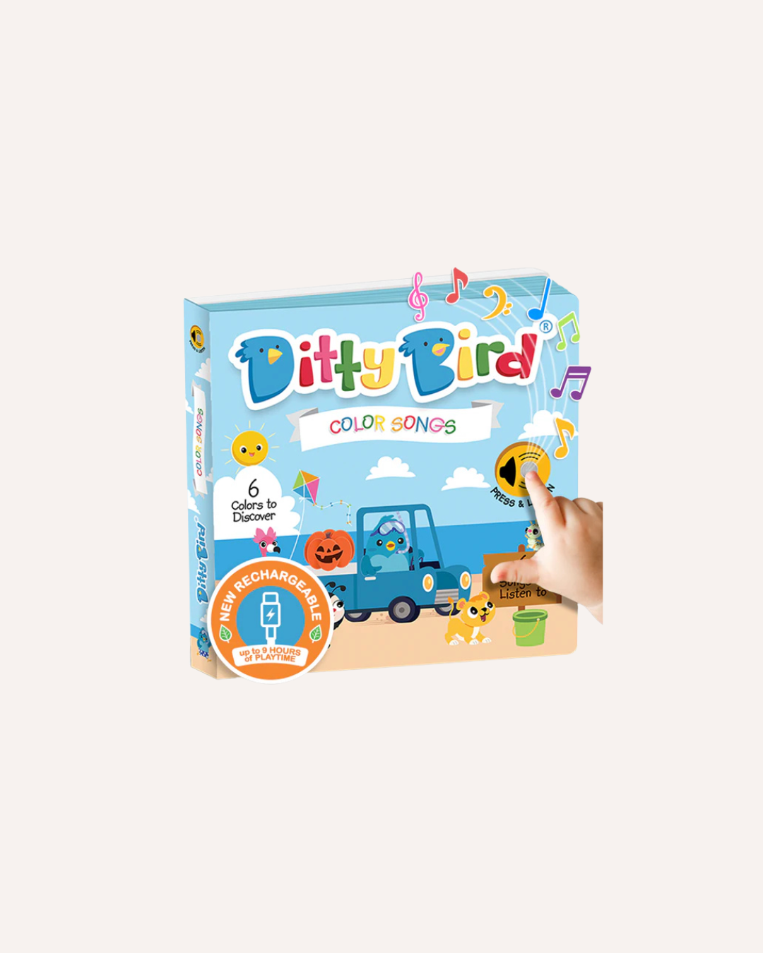 DITTY BIRD - RECHARGEABLE BOOK - COLOUR SONGS