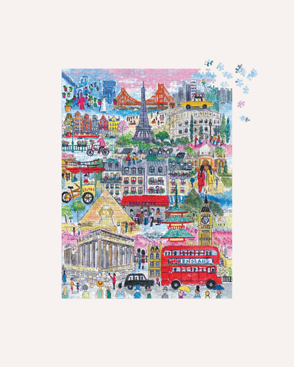 GALISON - 1000P PUZZLE - CITIES AROUND THE WORLD