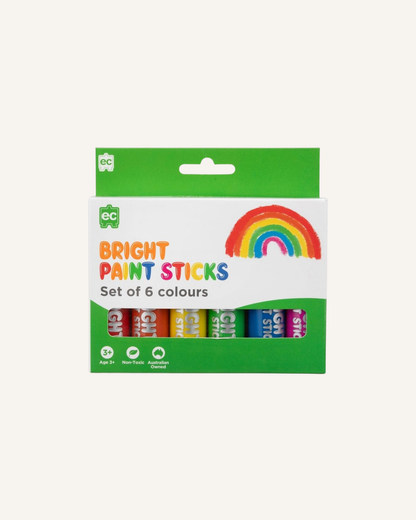 EDUCATIONAL COLOURS - PAINT STICKS - BRIGHT