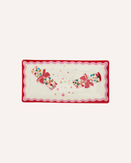ANNABEL TRENDS - FESTIVE CERAMIC PLATE - BON BON