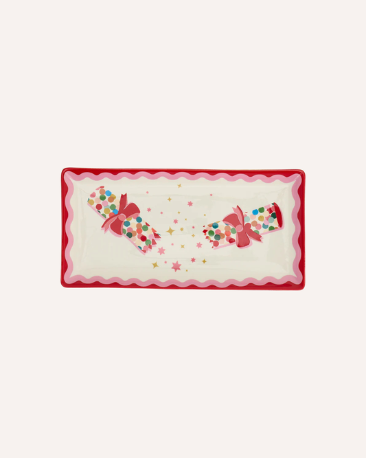 ANNABEL TRENDS - FESTIVE CERAMIC PLATE - BON BON