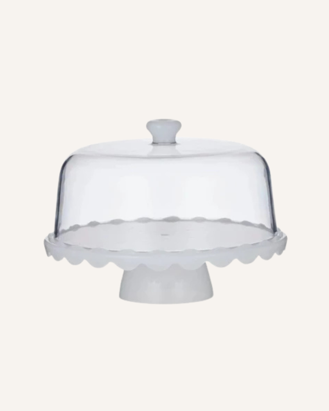 ASSEMBLE - CIBO ACRYLIC 2 IN 1 SERVING TRAY WITH DOME