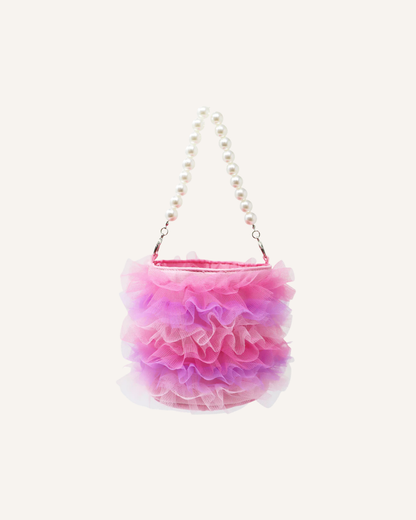 PINK POPPY - RUFFLE BAG - PINK FAIRY