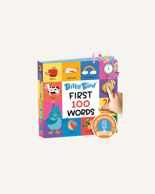 DITTY BIRD - RECHARGEABLE BOOK - FIRST 100 WORDS