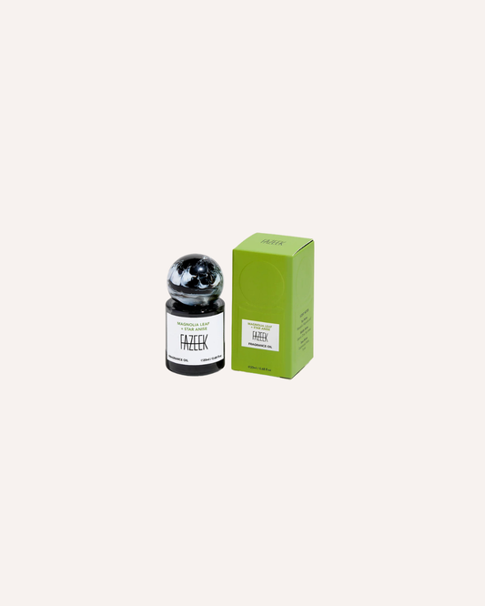 FAZEEK - FRAGRANCE OIL - MAGNOLIA LEAF + STAR ANISE