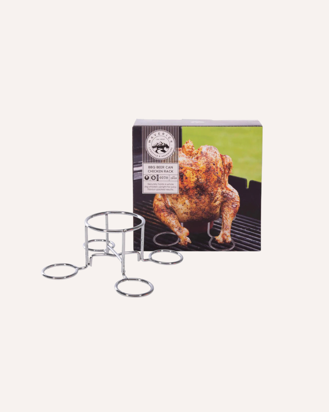 MAVERICK - BBQ BEER CAN CHICKEN RACK