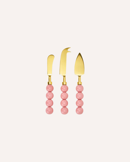 ANNABELL TRENDS - ORB 3P CHEESE KNIFE SET - PINK