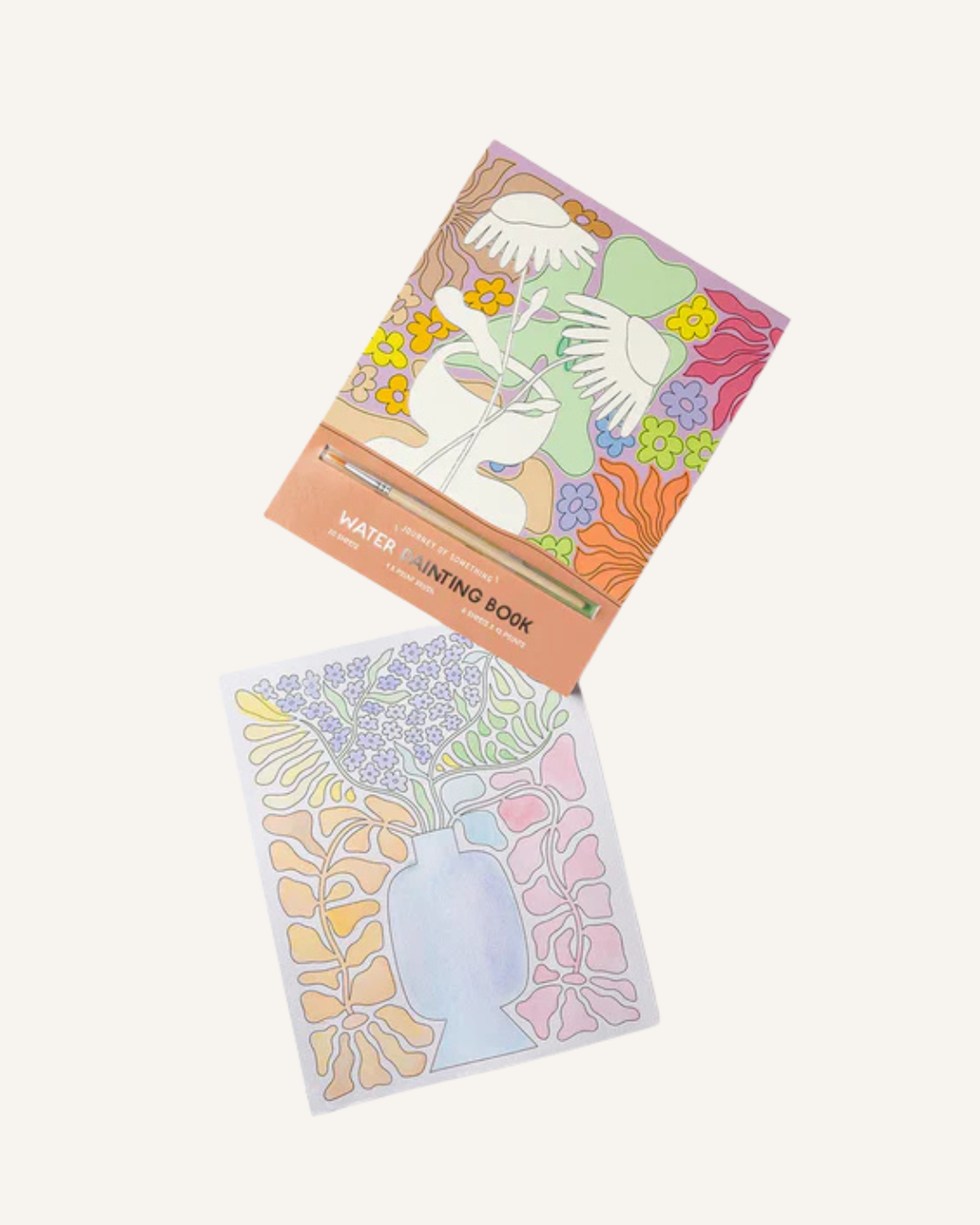 JOURNEY OF SOMETHING  - WATER PAINTING BOOK