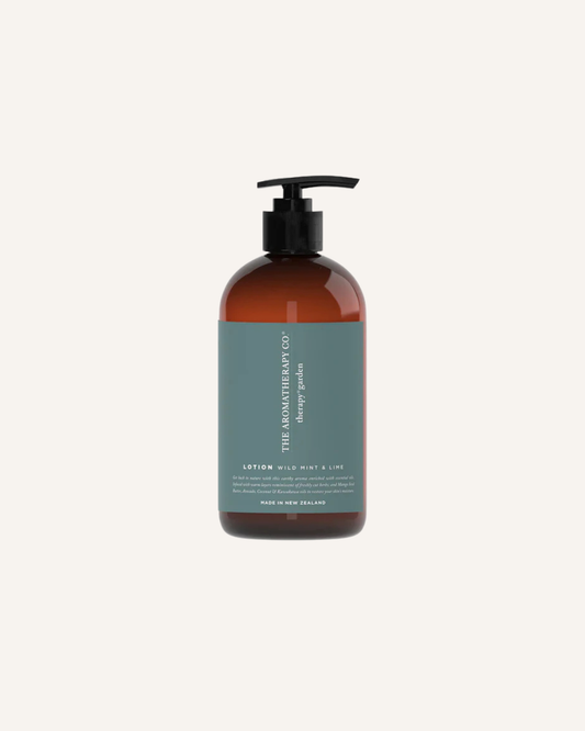 THE AROMATHERAPY CO - THERAPY GARDEN - HAND & BODY LOTION - WILD MINT & LIME