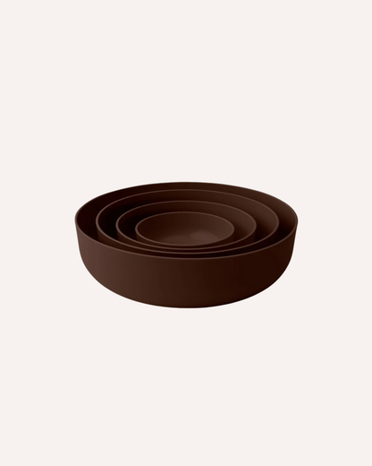 STYLEWARE - NESTING BOWL 4 PIECE SET - COCOA