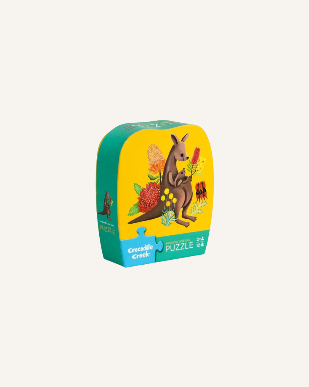 CROCODILE CREEK PUZZLE - KANGAROO & JOEY - 12 PIECE