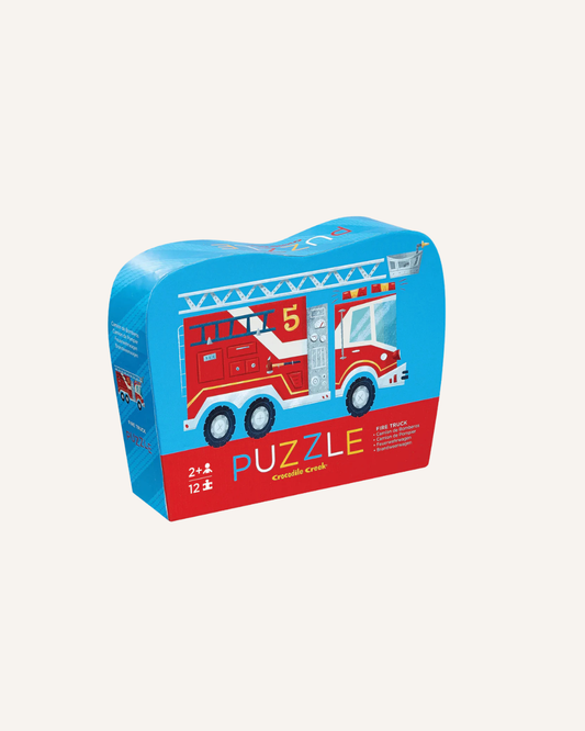 CROCODILE CREEK PUZZLE - FIRE TRUCK - 12 PIECE