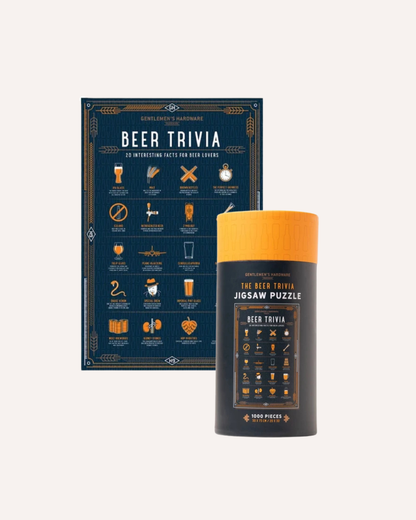 GENTLEMEN'S HARDWARE JIGSAW PUZZLE - THE BEER TRIVIA