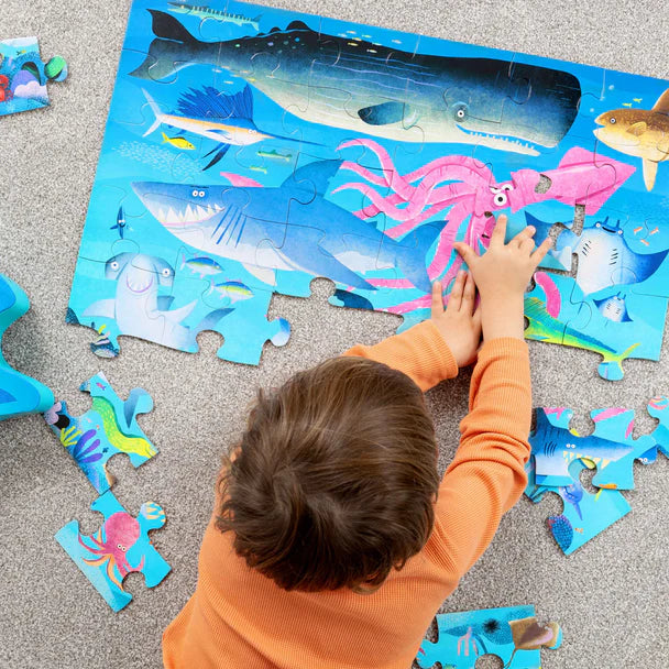 CROCODILE CREEK - 36 PIECE FLOOR PUZZLE - SHARK REEF