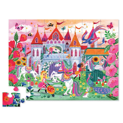 CROCODILE CREEK - CLASSIC FLOOR PUZZLE - 36 PIECE - UNICORN CASTLE