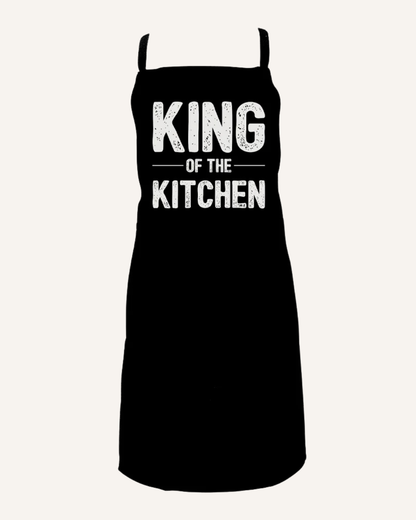 ANNABEL TRENDS - SCREEN PRINT APRON - KING OF THE KITCHEN