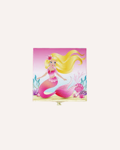 PINK POPPY - MUSICAL JEWELLERY BOX - SMALL - MERMAID