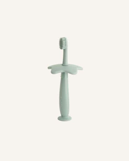 MUSHIE - SILICONE TRAINING TOOTHBRUSH - SAGE