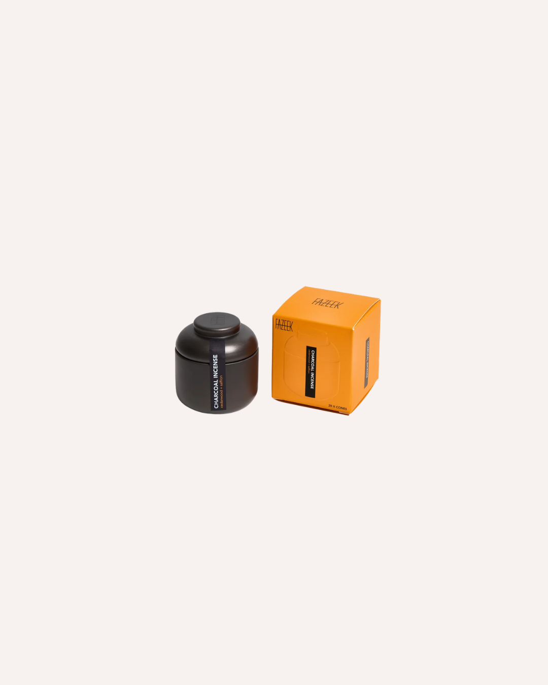 FAZEEK - INCENSE CONES - CEDARWOOD + SAFFRON