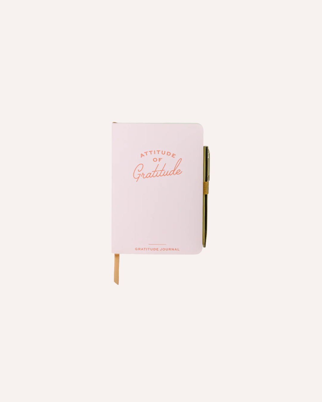 DESIGNWORKS INK - MINI GRATITUDE JOURNAL WITH PEN - LIGHT PINK