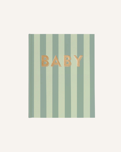 FOX & FALLOW - BABY BOOK - SAGE STRIPE