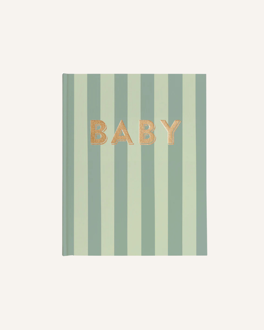 FOX & FALLOW - BABY BOOK - SAGE STRIPE