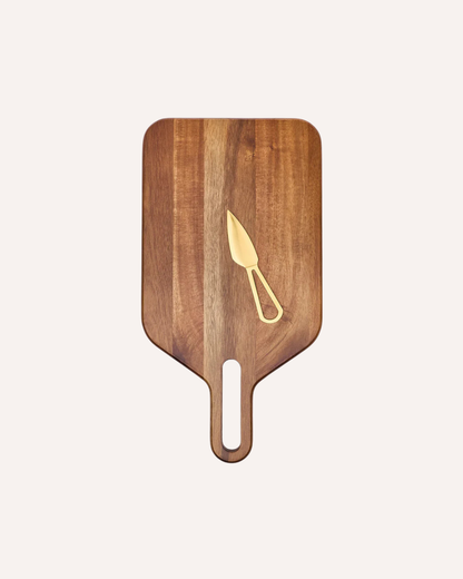HERE'S HOW - THE GARTH CHEESE BOARD AND KNIFE SET
